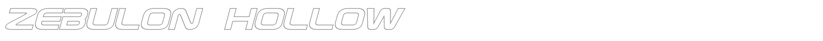 Zebulon font preview